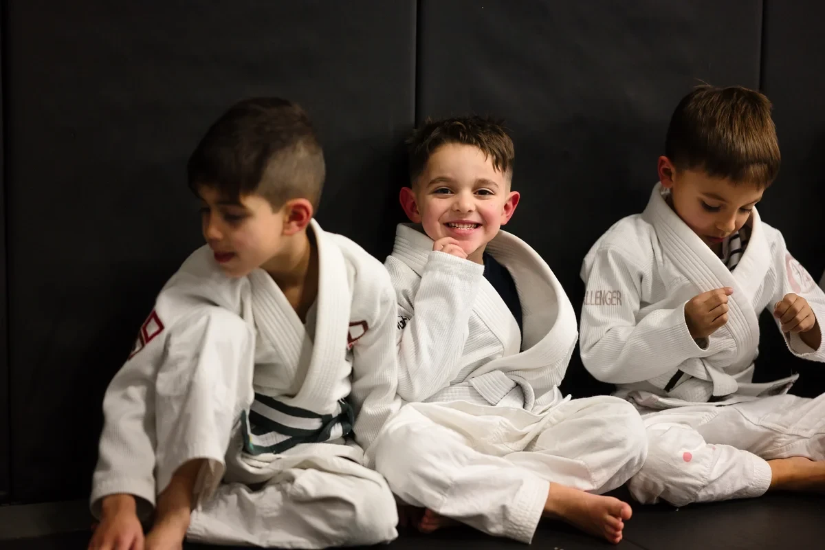 Happy kids BJJ students from Toronto area at Yorkdale Martial Arts Academy