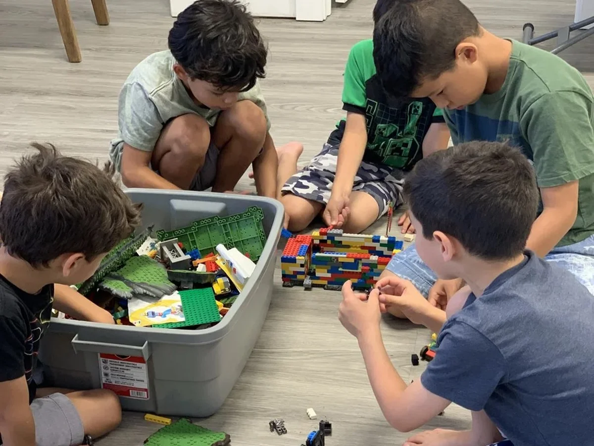 Summer camp group photo at Yorkdale Martial Arts Academy in York